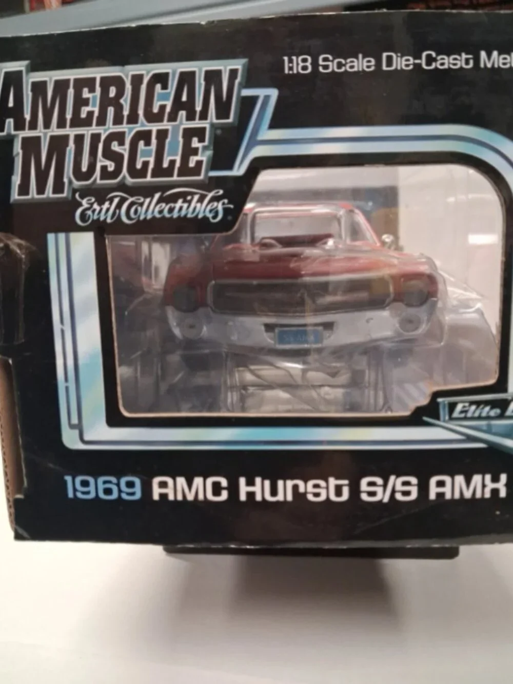1:18 Ertl/AW Elite Red/White/Blue 1969 AMC HURST S/S AMX 1/500 2008 release